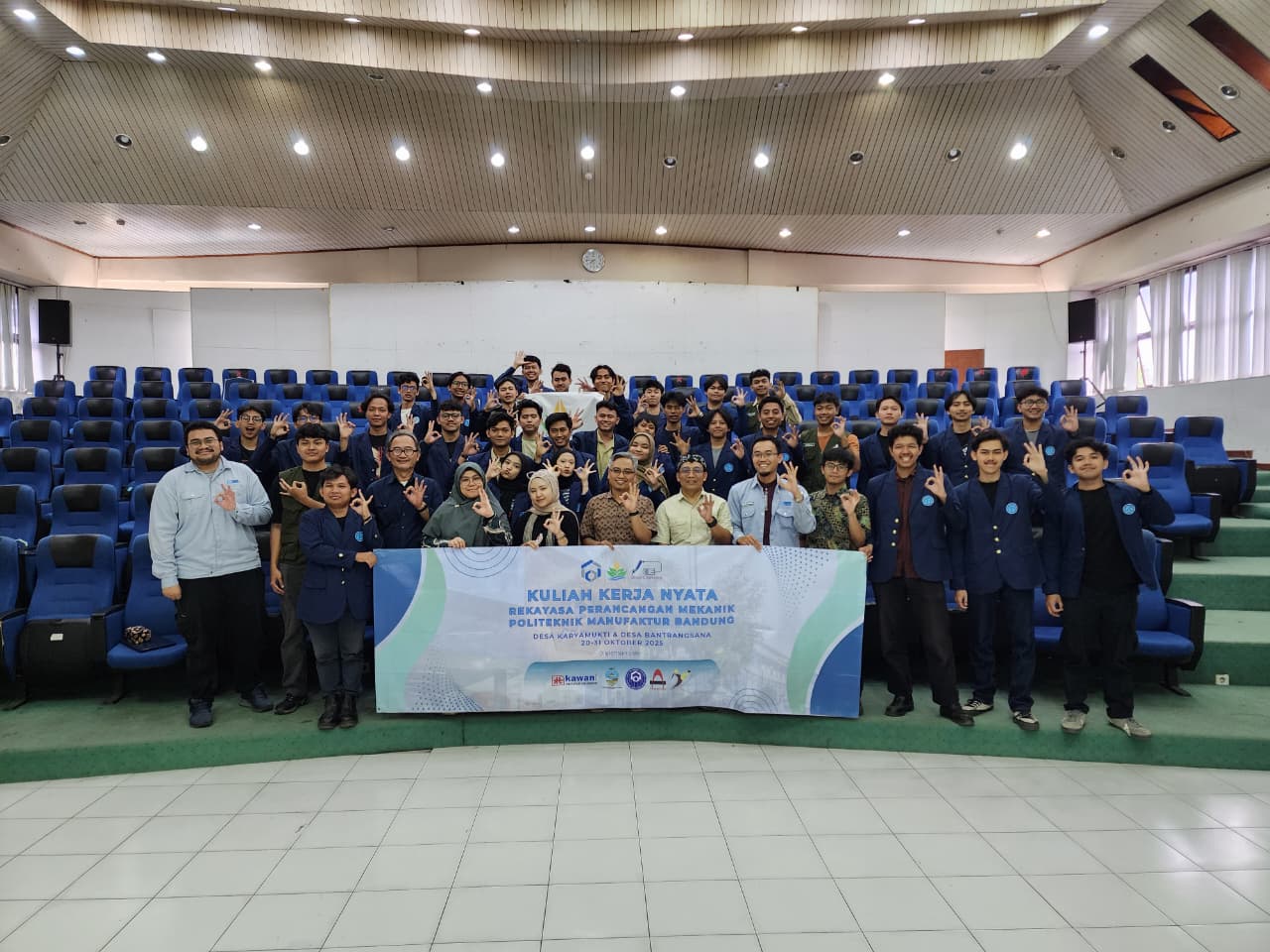 Pembekalan & Pelepasan Mahasiswa Kkn-Ppm Program Studi Rekayasa Perancangan Mekanik (Rpm) Politeknik Manufaktur Bandung Semester Ganjil Tahun Akademik 2025/2026